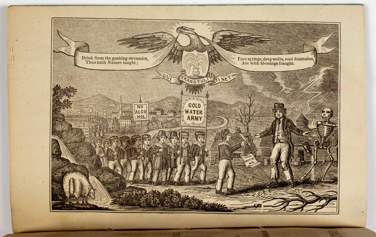 A hidegvízi hadsereg fogadalma, 1842 alkotó: American School
