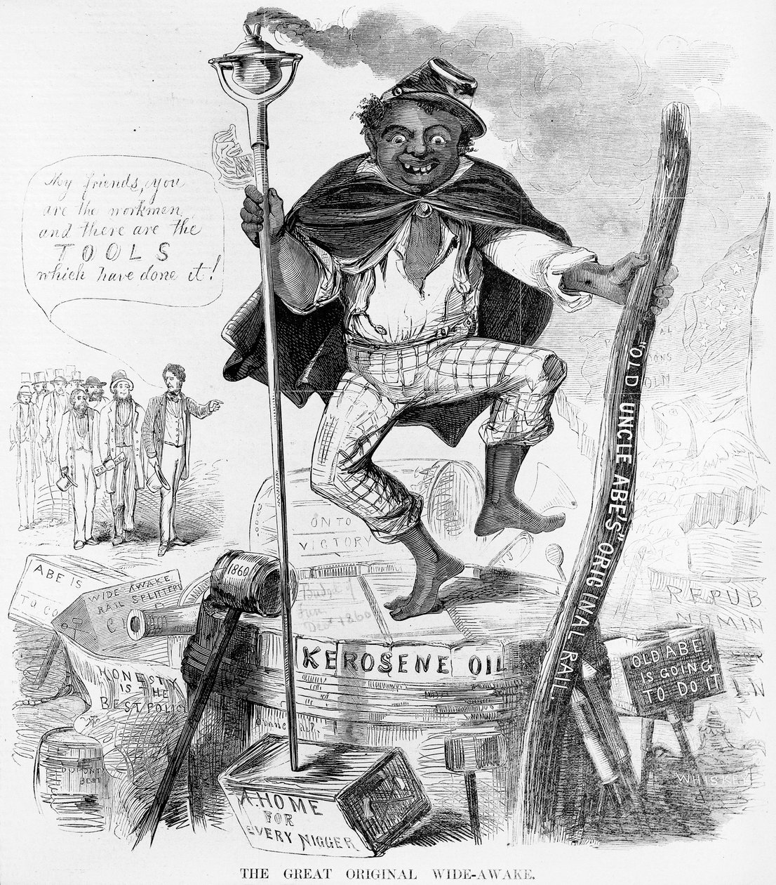 The Great Original Wide-Awake, 1860 körül alkotó: American School