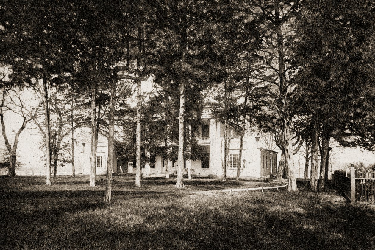 The Hermitage, Nashville, Tennessee, 1915 (szépia tónusú mélynyomás) alkotó: American School