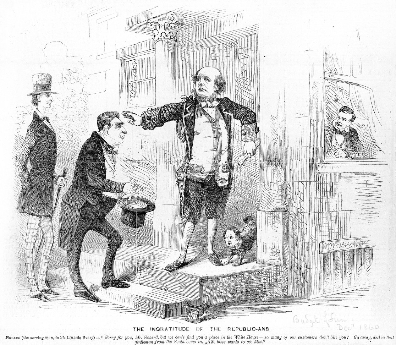 A republikánusok hálátlansága, 1860 körül alkotó: American School