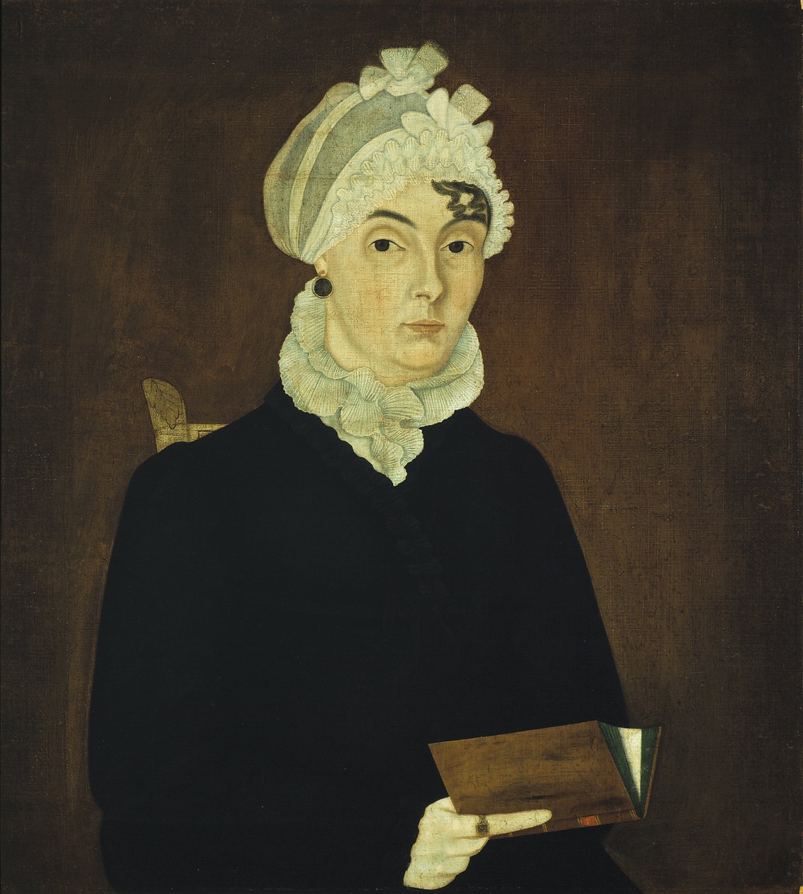 The Lady from Hornell, 1810 körül (olaj, falemez) alkotó: American School