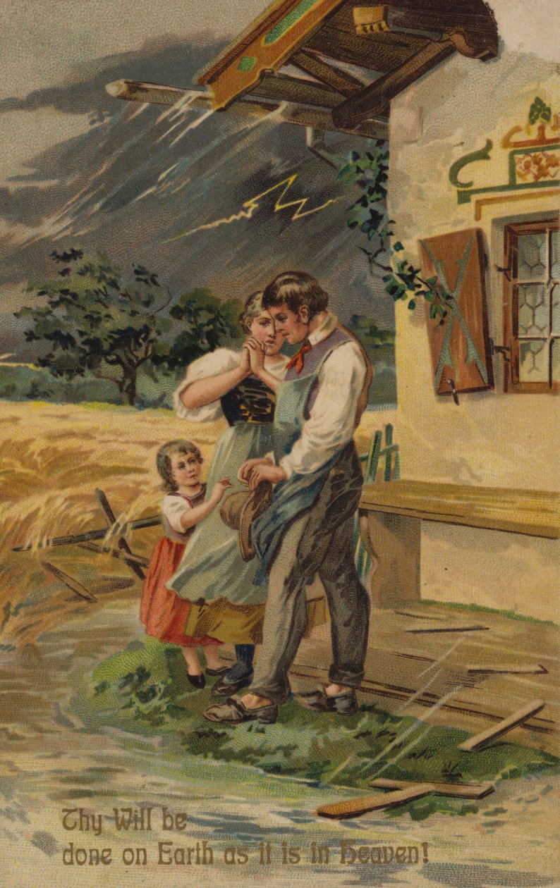 Az Úr imája, legyen meg a Te akaratod a földön is, mint a mennyben (kromolit) alkotó: American School