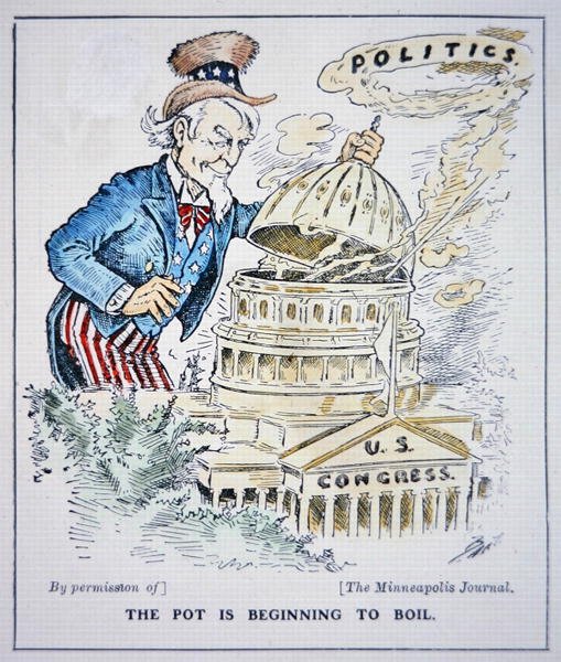 "Az edény forrni kezd" alkotó: American School