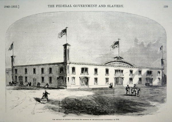 A republikánus „Wigwam” központja, Chicago alkotó: American School