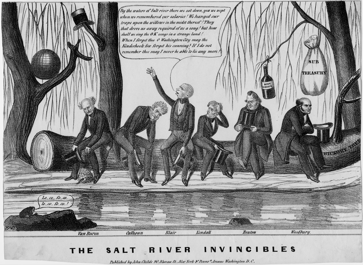 The Salt River Invincibles, John Childs, New York és Washington, c. 1840, alkotó: American School