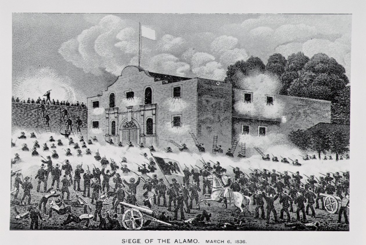 Az alamo ostroma, 1836. március 6., William H. Brooker: „Texas, a texasi történelem megtestesítője, 1897” alkotó: American School