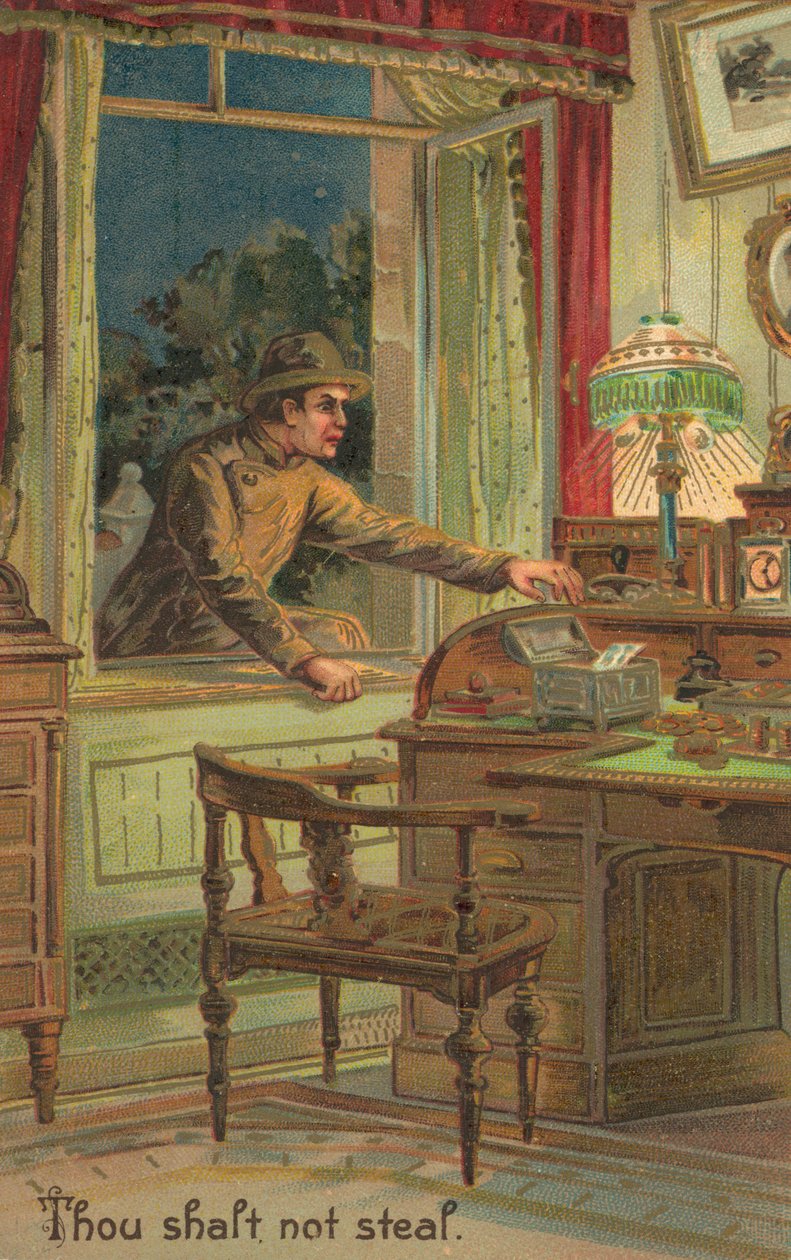 A tízparancsolat: (színes lithó) alkotó: American School