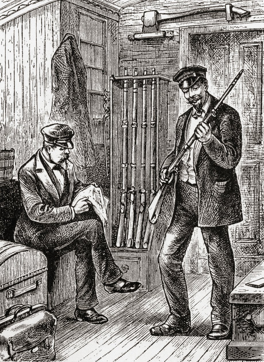 A poggyászmester fegyvertára alkotó: American School