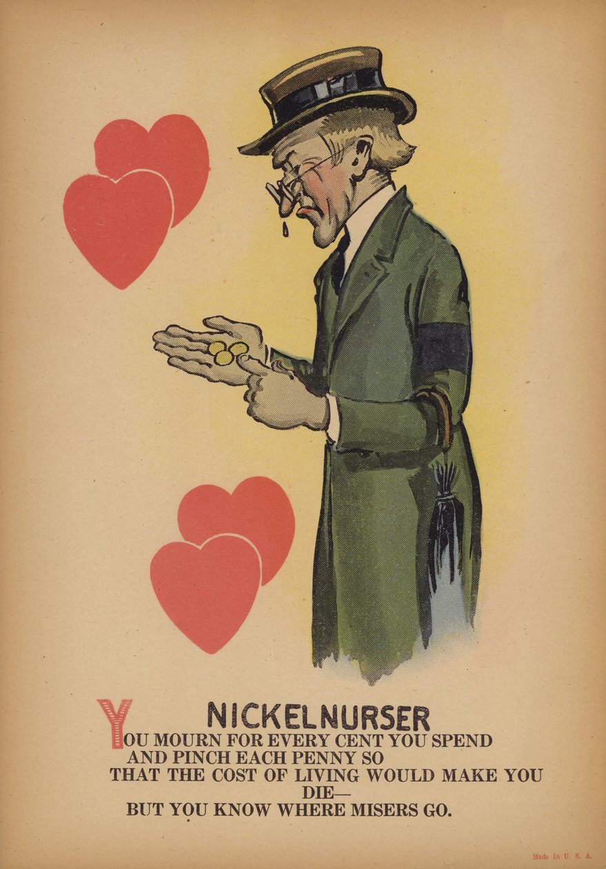 The nickelnurser (színes litográfia) alkotó: American School