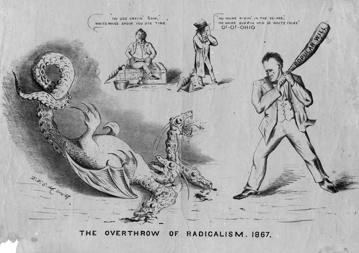 A radikalizmus megdöntése, 1867, 1867 körül alkotó: American School