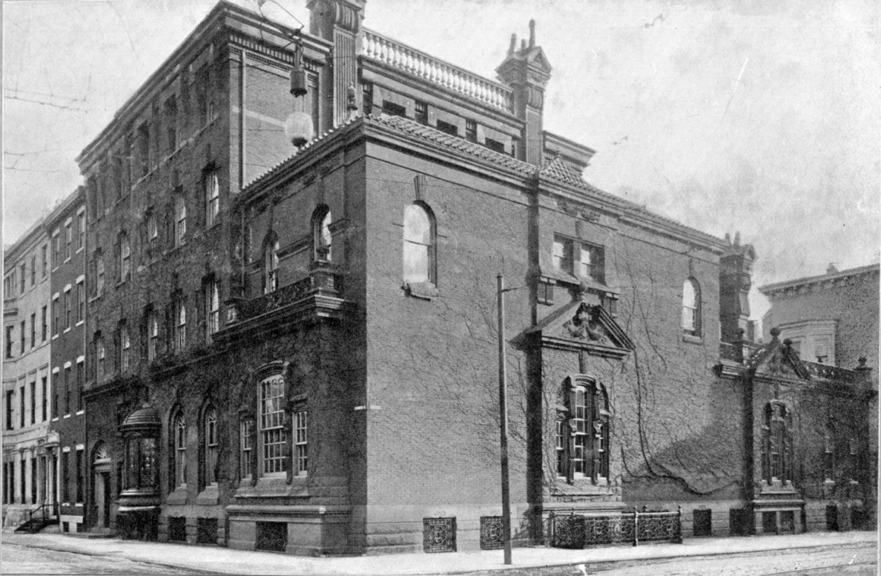 Thomas Alexander Scott rezidencia, S. Rittenhouse Square, Corner of 18th St. alkotó: American School