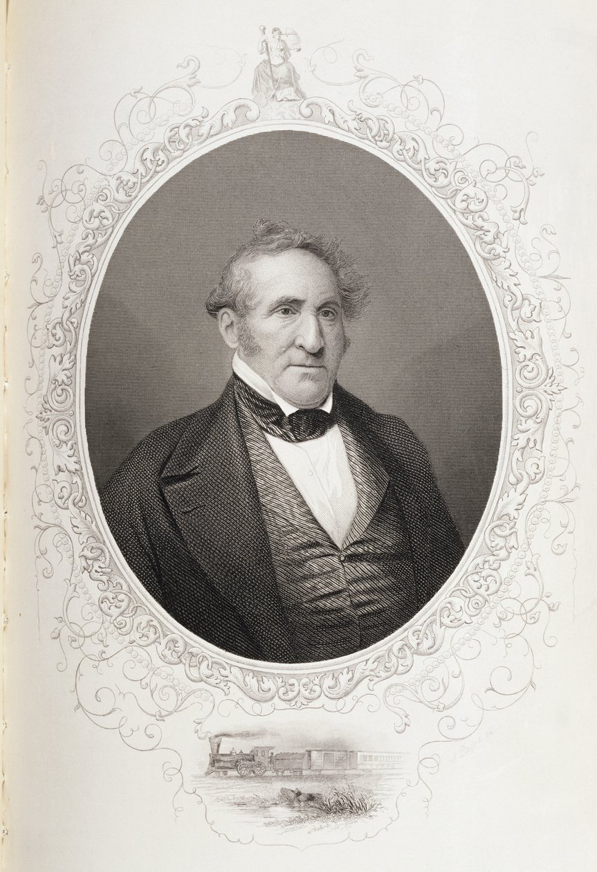 Thomas Hart Benton (1782-1858) a „The History of the United States” c. II, Charles Mackay alkotó: American School