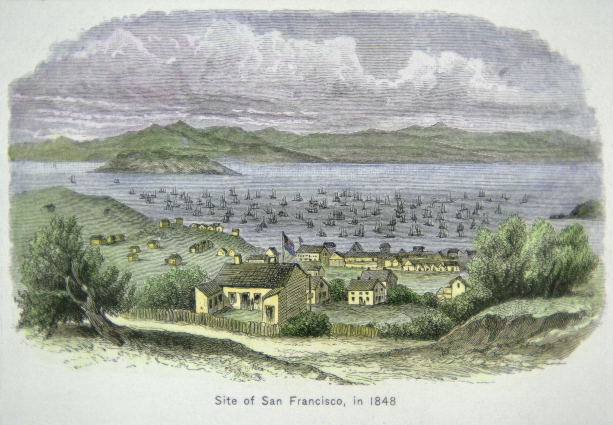 Kilátás San Franciscora alkotó: American School