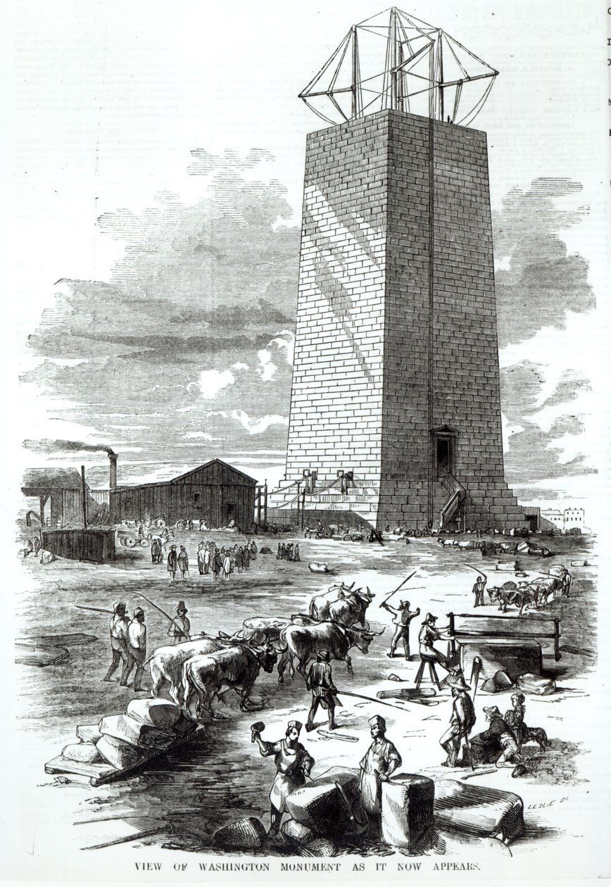 Washingtoni emlékmű képe, ahogyan most megjelenik, a „Gleason