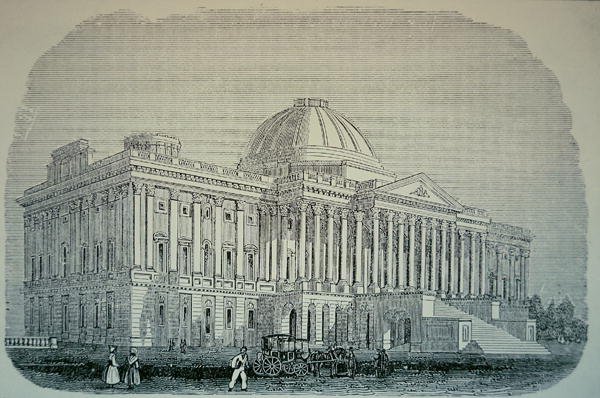 Kilátás a Capitoliumra, 1848 körül (metszet) alkotó: American School