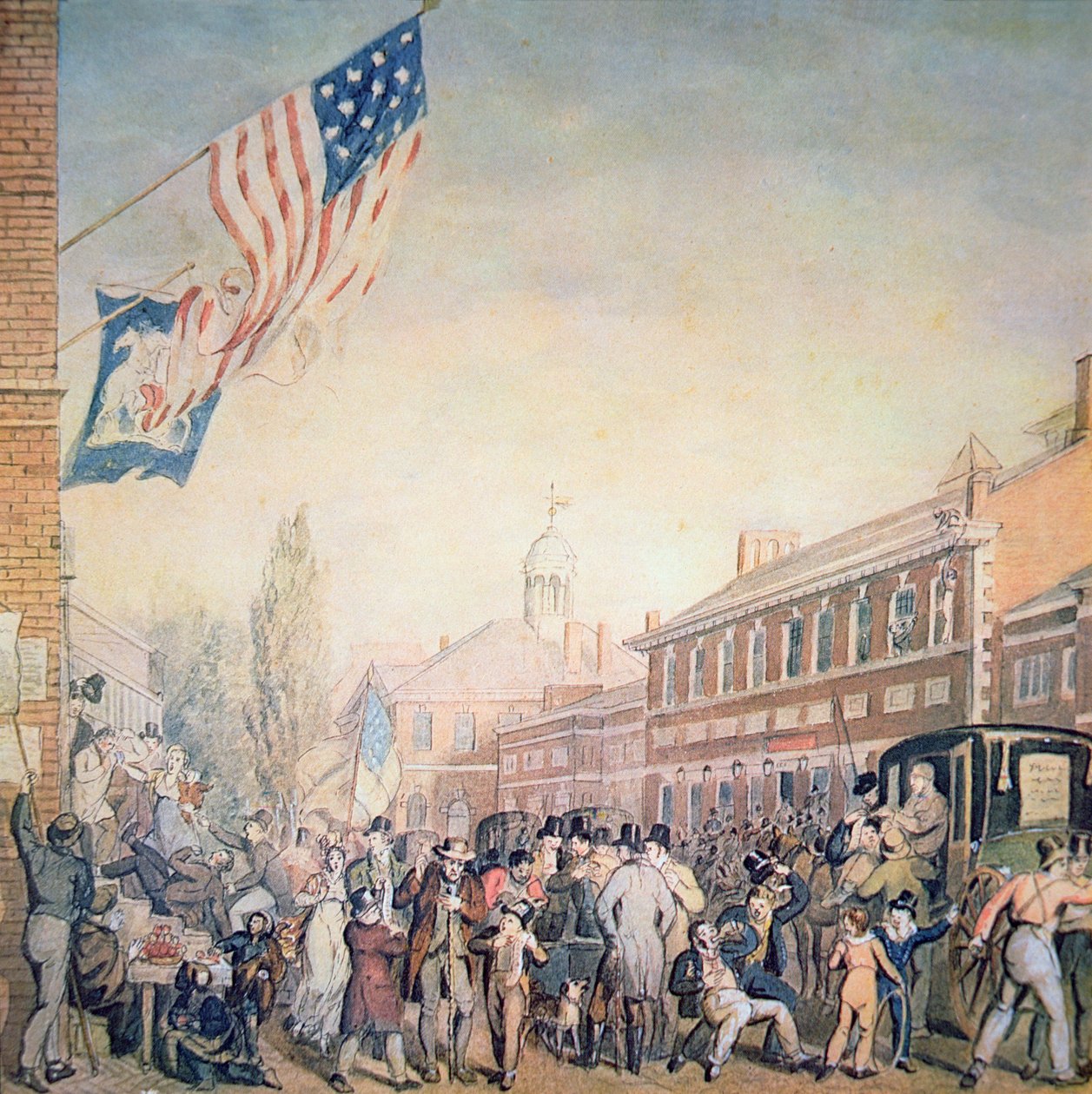 Szavazás Philadelphiában alkotó: American School