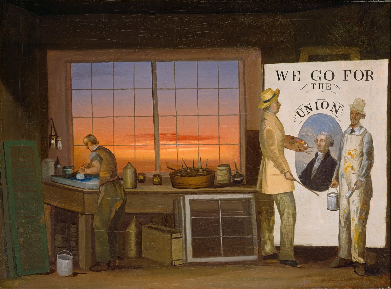 Mi megyünk az Unióért, 1840-1850 körül alkotó: American School
