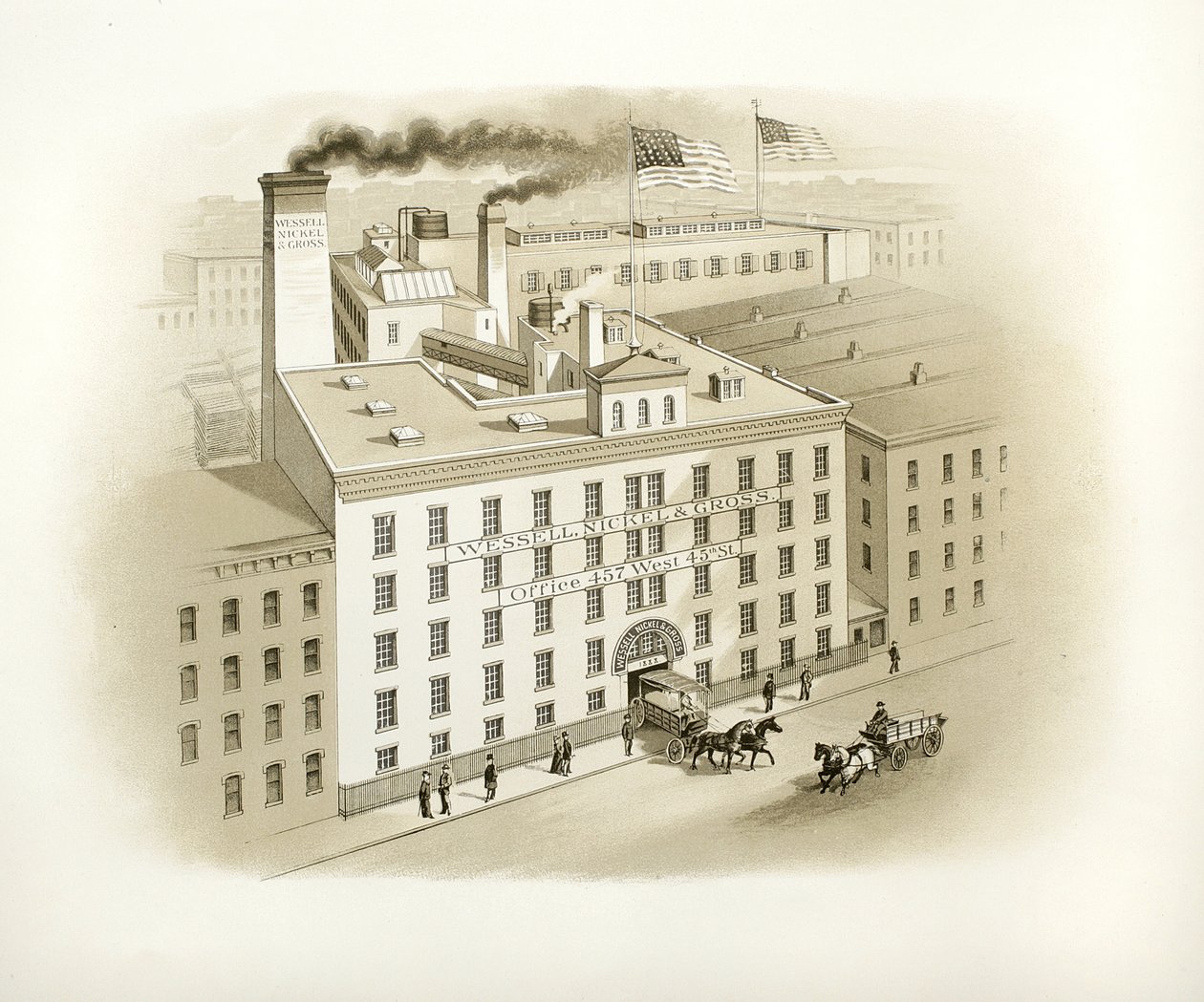 Wessell, Nickel & Gross Building, 1893 (nyomtatott katalógus-illusztráció) alkotó: American School