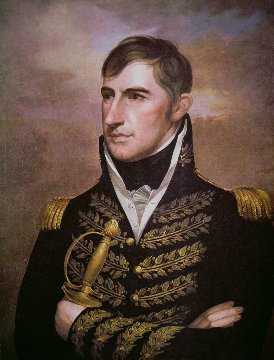 William Henry Harrison (1773-1841) (színes litó) alkotó: American School
