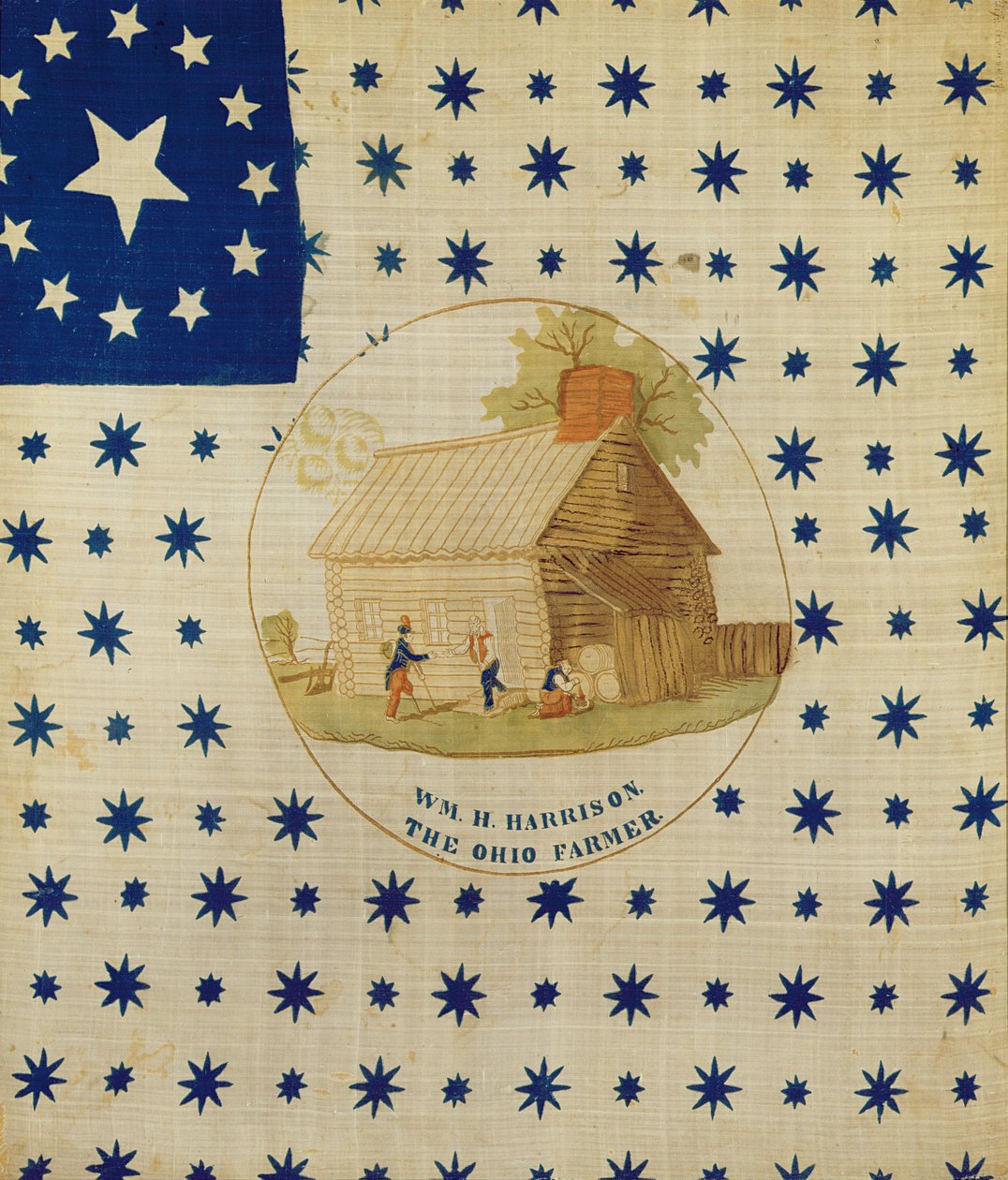 William Henry Harrison, The Ohio Farmer, 1840 (pamut) alkotó: American School