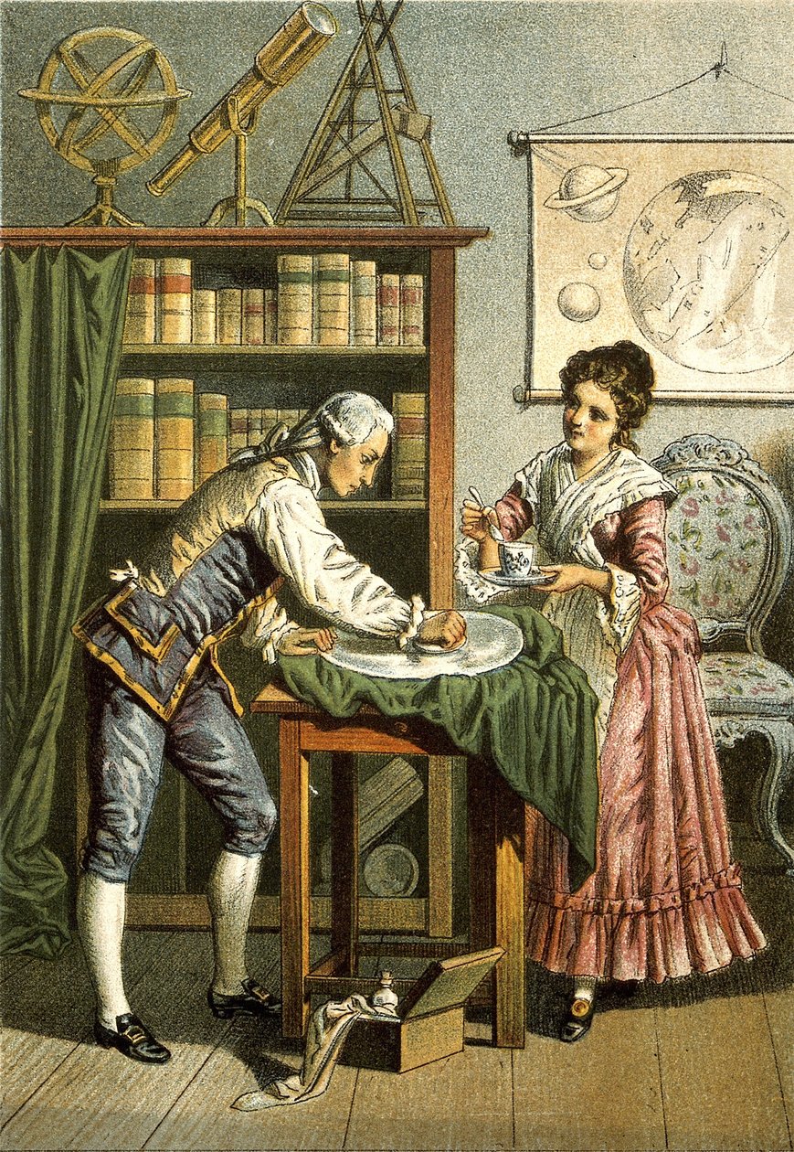 William és Caroline Herschel, pub. 1896 alkotó: American School