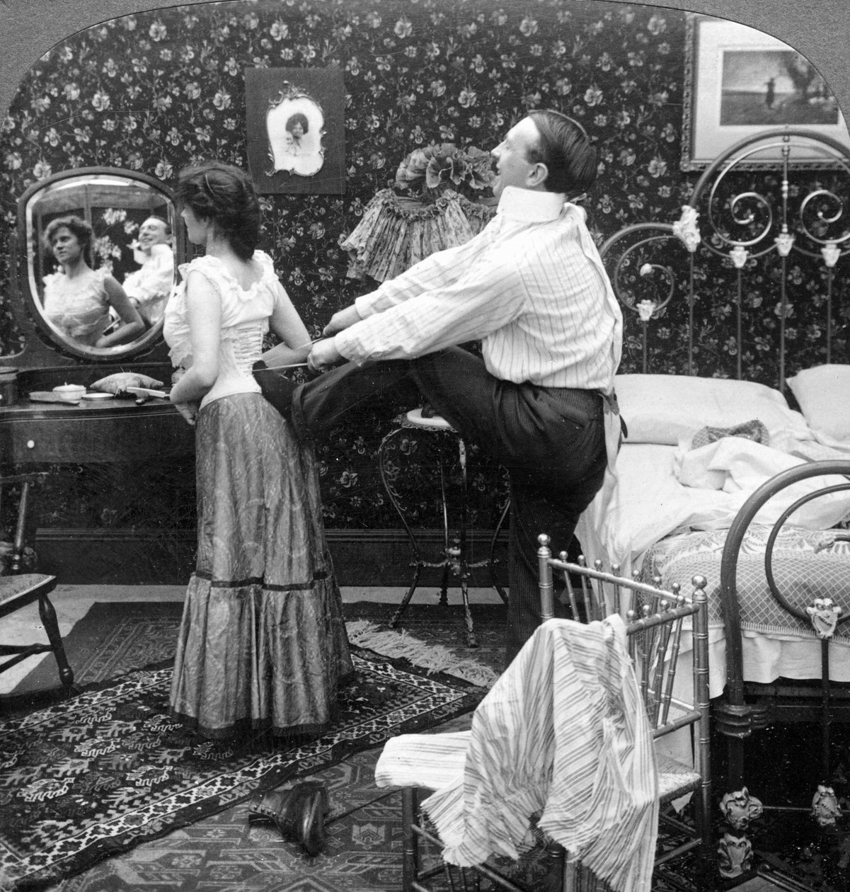 Bevétel egy nehéz zátonyba. alkotó: American Stereoscopic Company