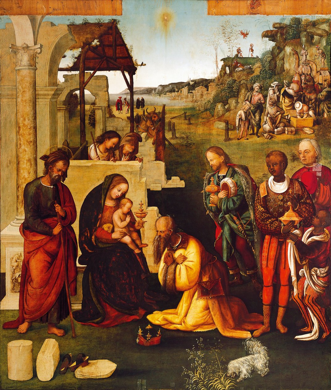 A mágia imádása, Amico Aspertini (1475-1552) alkotó: Amico Aspertini