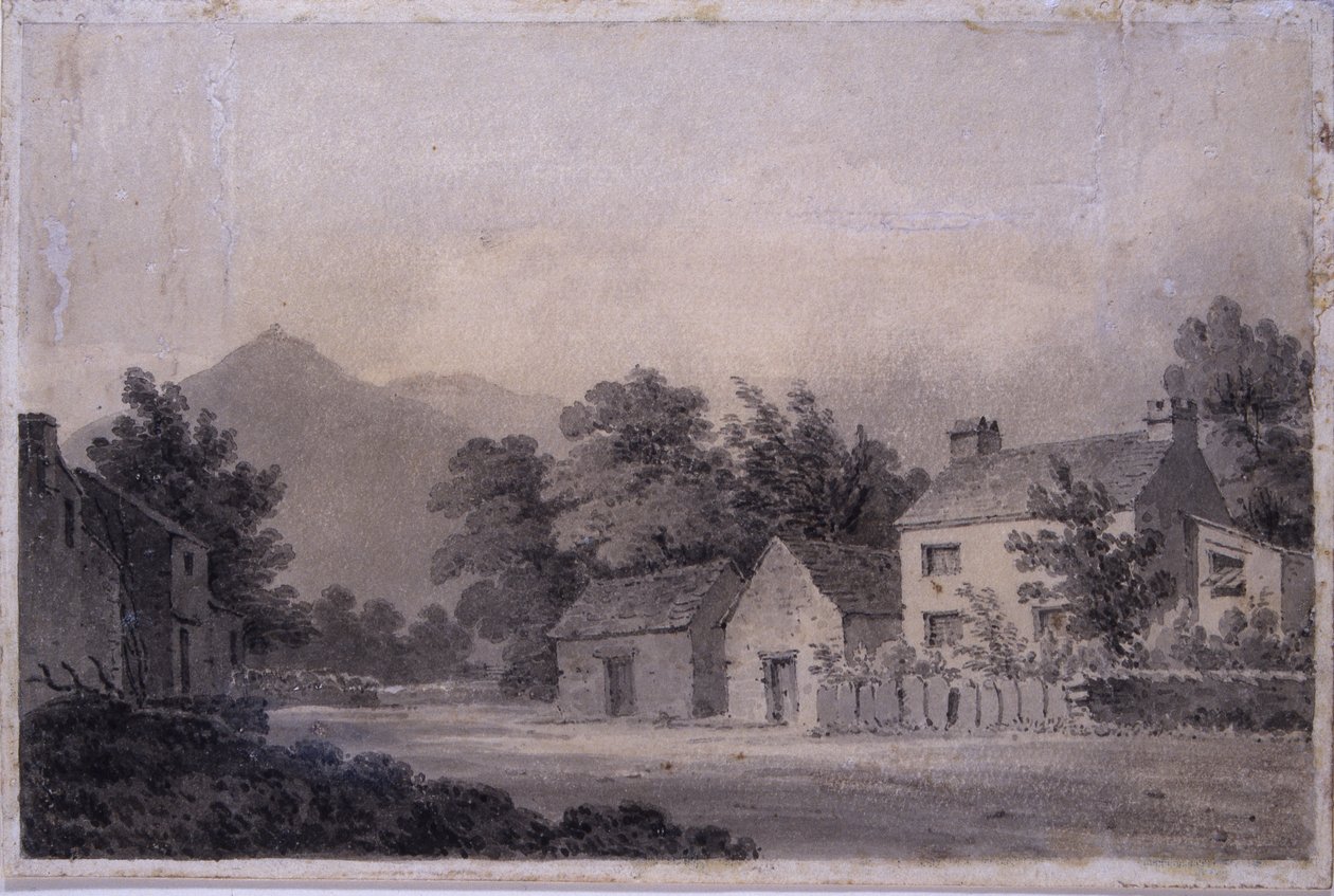 Dove Cottage, Grasmere, 1806 körül (wc papíron) alkotó: Amos Green