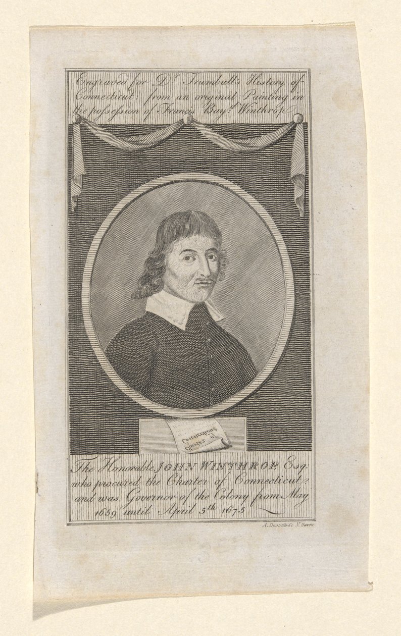 John Winthrop portréja alkotó: Amos Doolittle