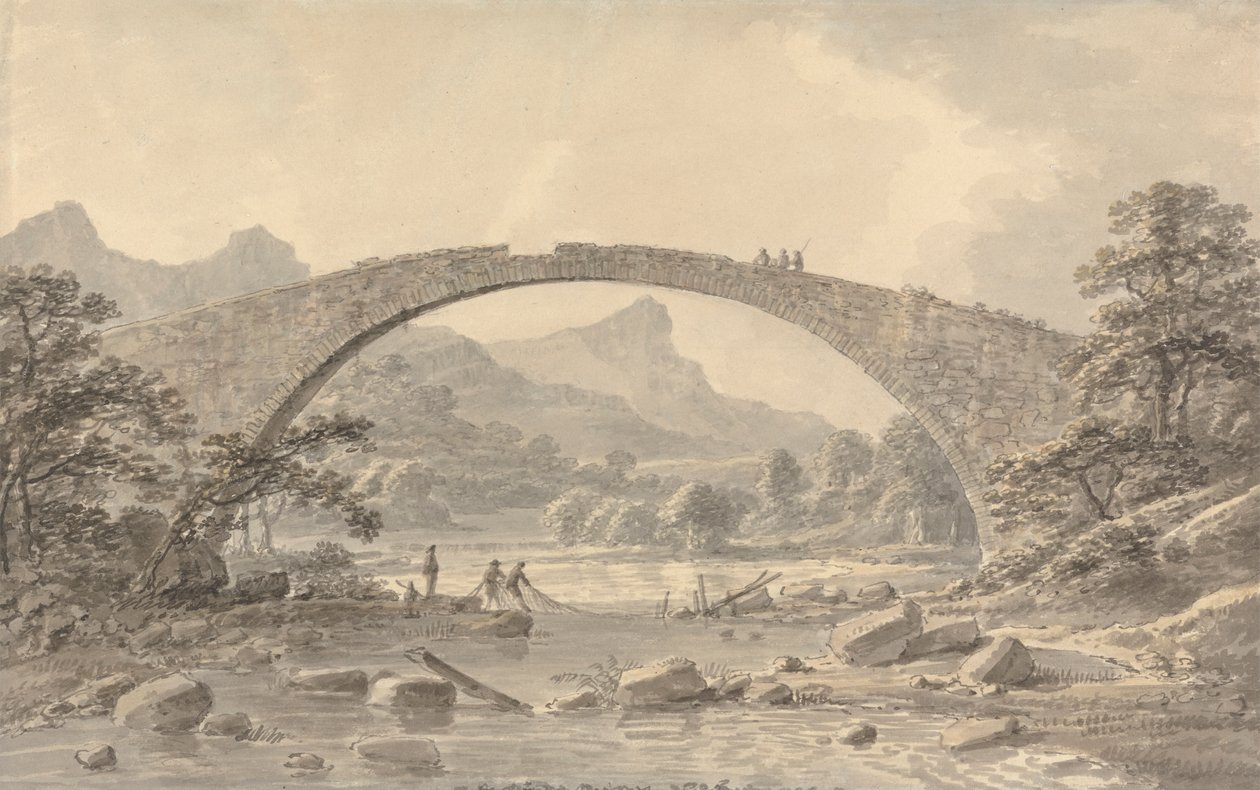 Pont Newydd Dolgelly közelében alkotó: Amos Green
