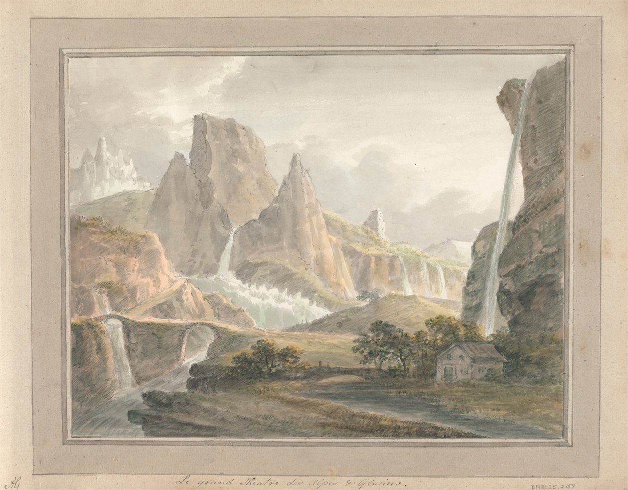 Kilátások Angliában, Skóciában és Walesben: Le Grand Theatre des Alps and Glaciers alkotó: Amos Green