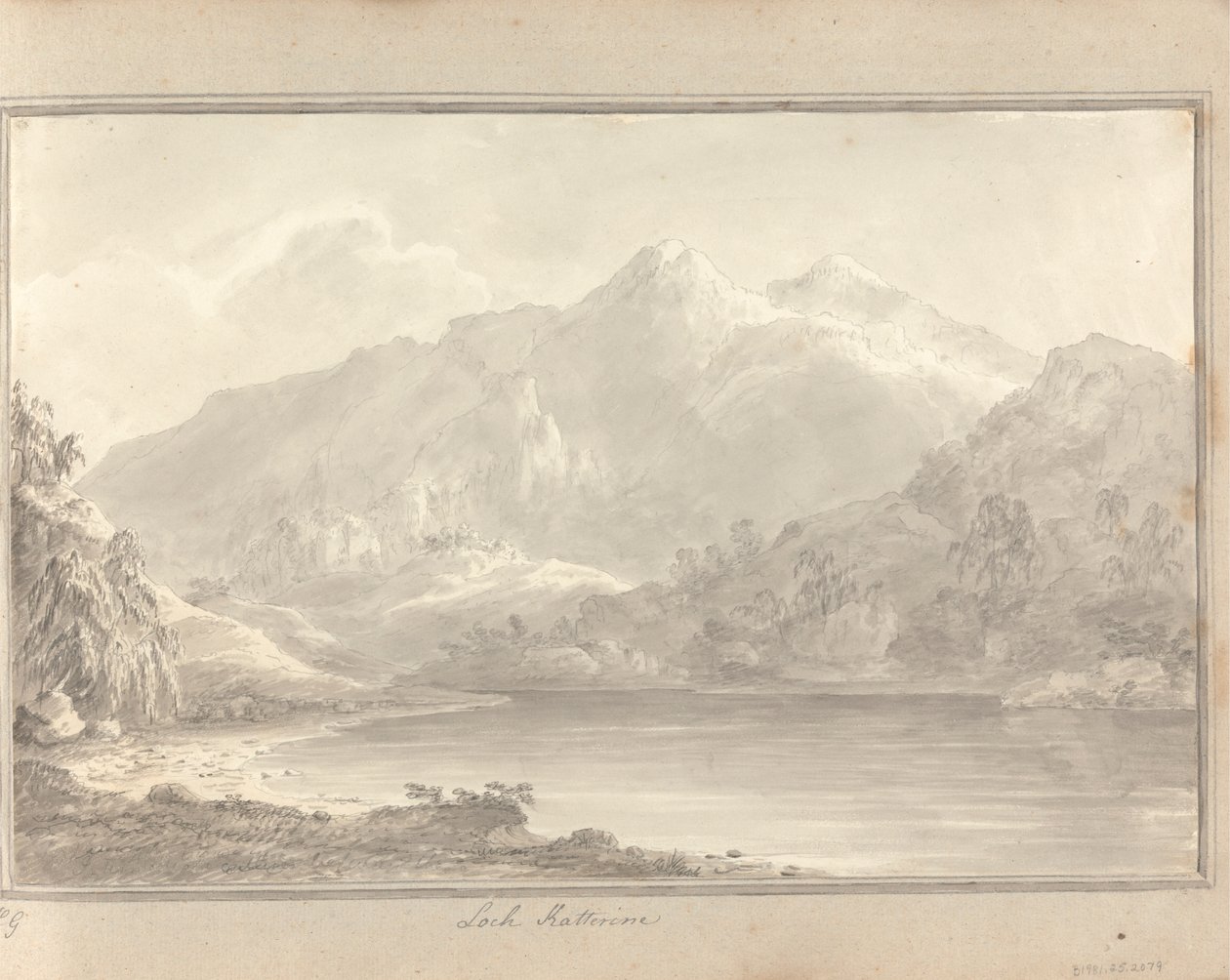 Nézetek Angliában, Skóciában és Walesben: turné Skóciában; Loch Katterine alkotó: Amos Green