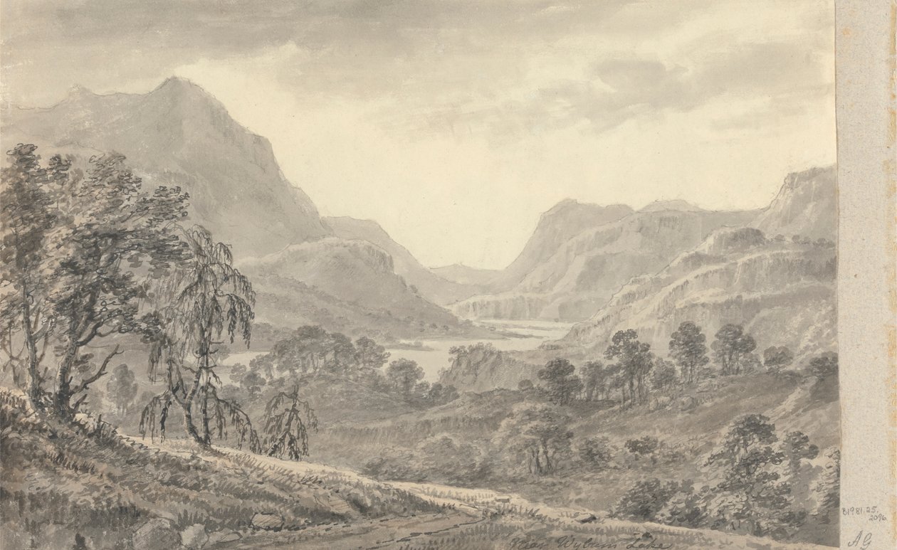 Kilátások Angliában, Skóciában és Walesben; Túra Skóciában: Wyburn Lake közelében alkotó: Amos Green