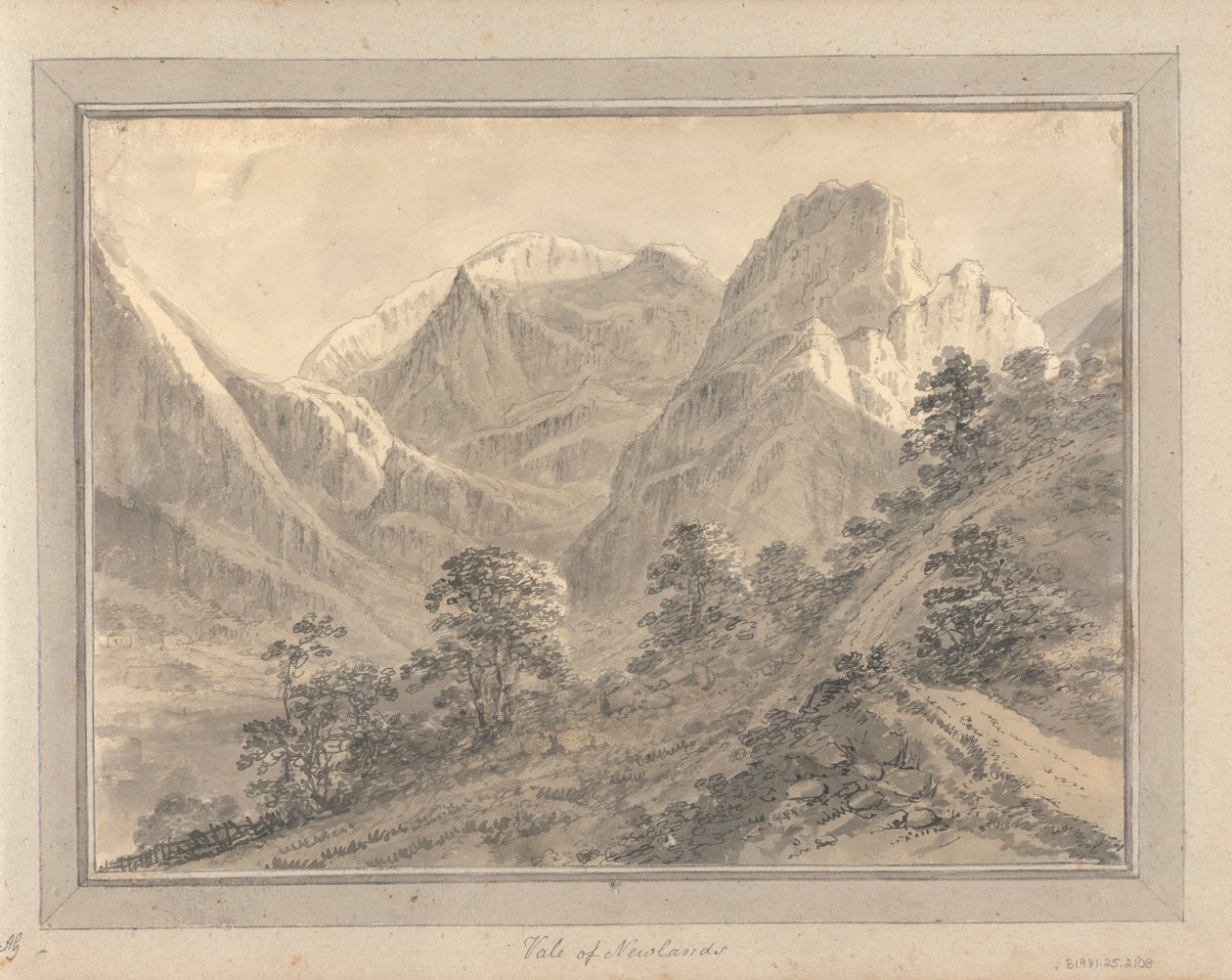Kilátások Angliában, Skóciában és Walesben; Túra Skóciában: Vale of Newlands alkotó: Amos Green