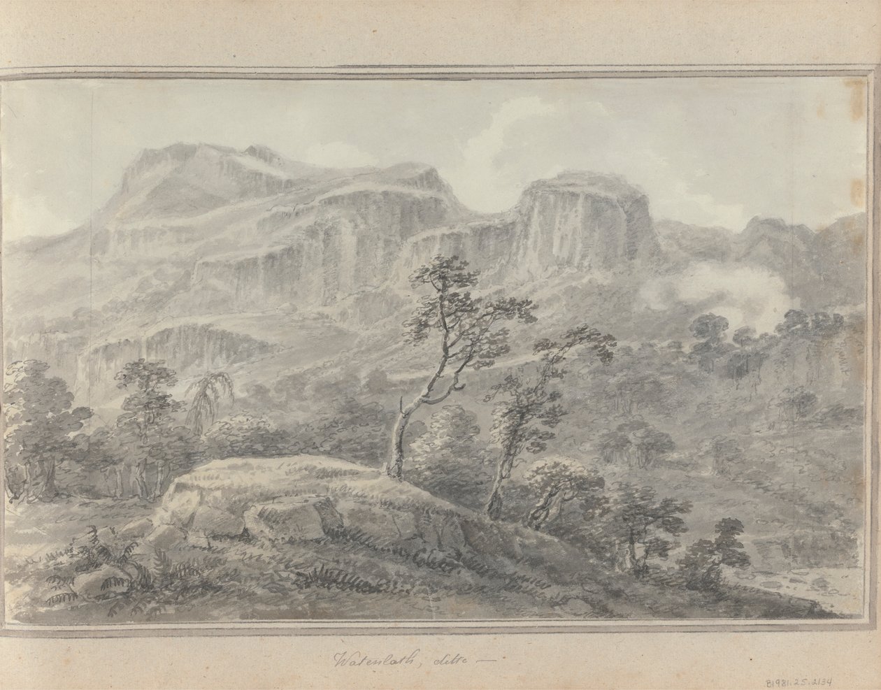 Nézetek Angliában, Skóciában és Walesben: Watenlath, 1802. augusztus 30 alkotó: Amos Green