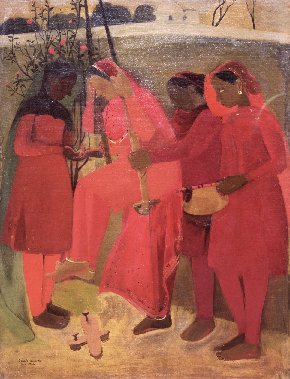 A hinta, 1940 alkotó: Amrita Sher Gill