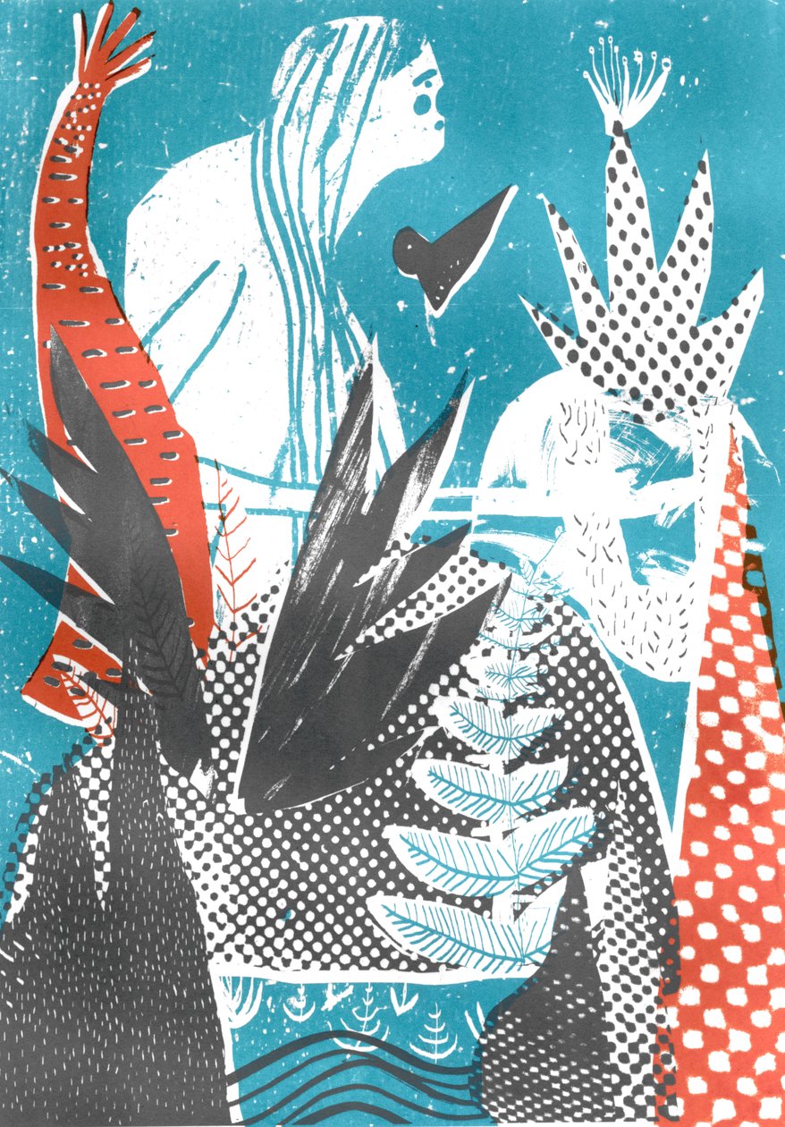 Forms 5, 2015 (képernyőnyomtatás) alkotó: Amy Louise Evans