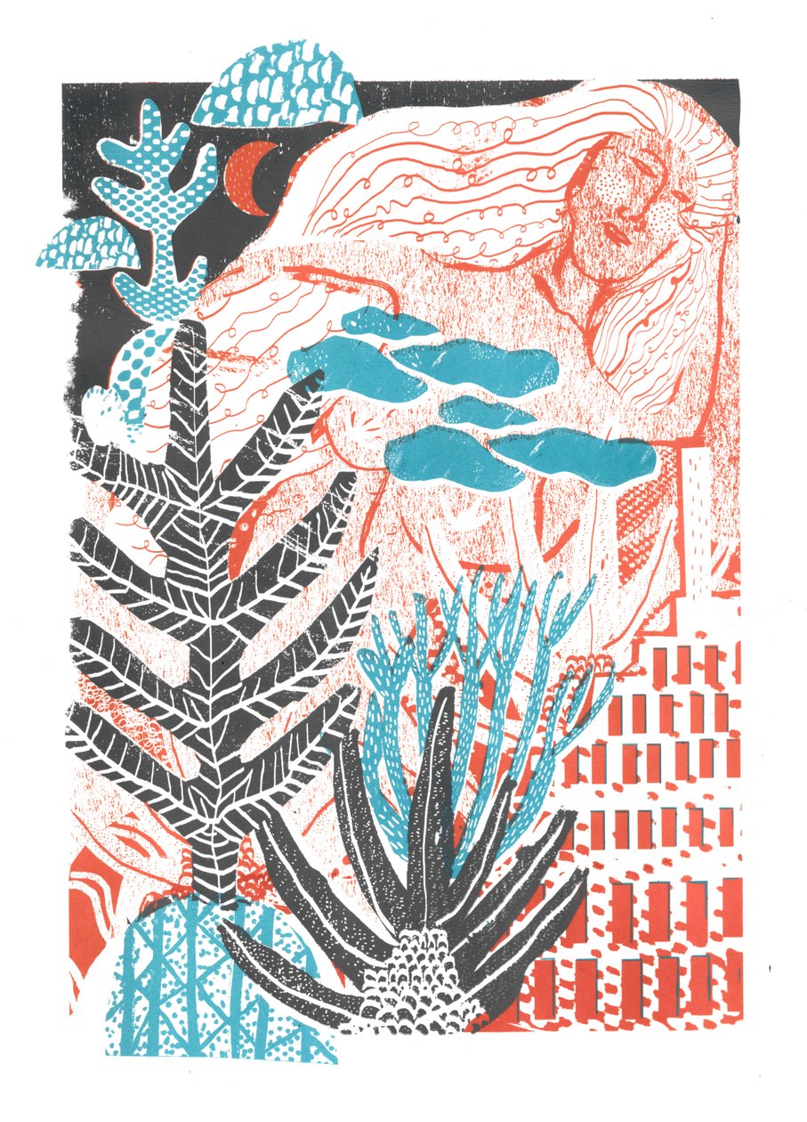 We Build, 2015 (szitanyomat) alkotó: Amy Louise Evans