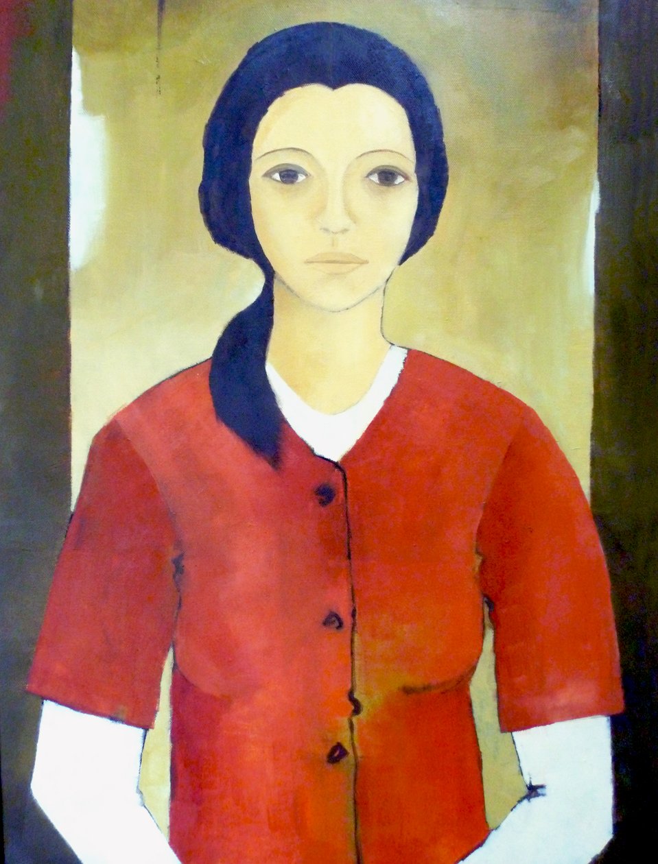 Madonna pirosban alkotó: Ana Bianchi
