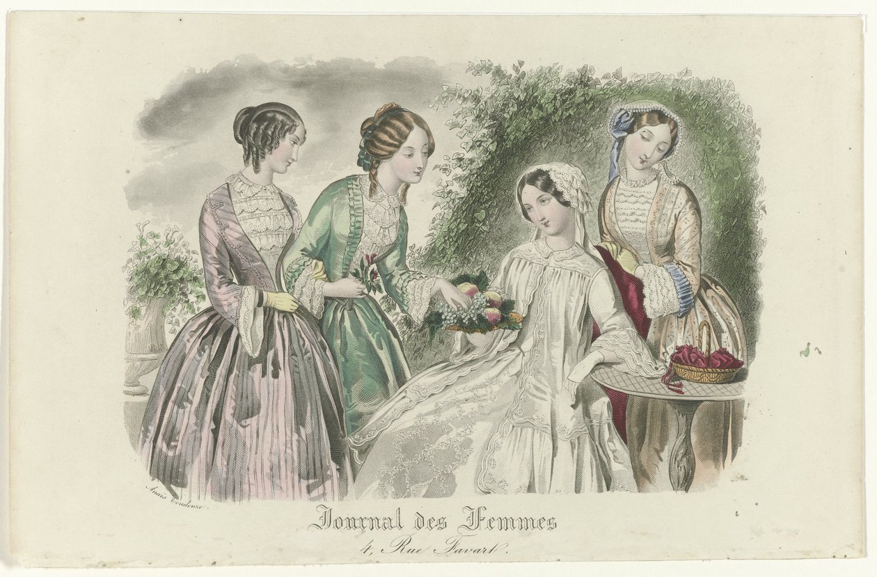 Nők Lapja, kb. 1850: 4, Rue Favart alkotó: Anaïs Colin Toudouze