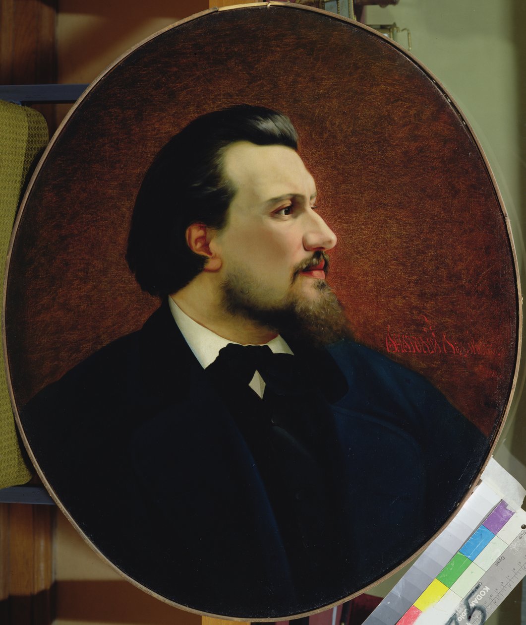 Nyikolaj Leszkov portréja, 1872 alkotó: Anatoly Lelakow