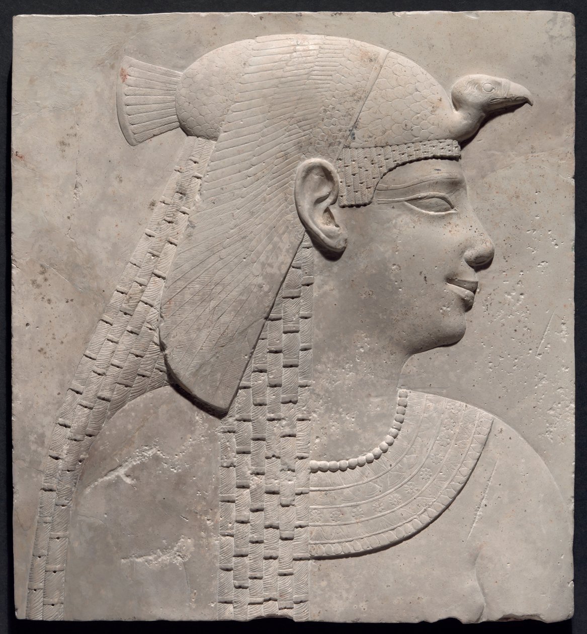 Királynőt vagy istennőt ábrázoló plakett alkotó: Ancient Egyptian
