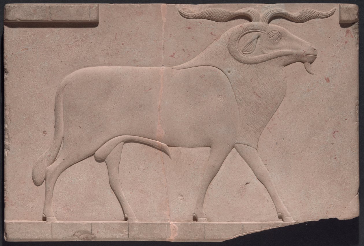 Egy kost ábrázoló plakett alkotó: Ancient Egyptian