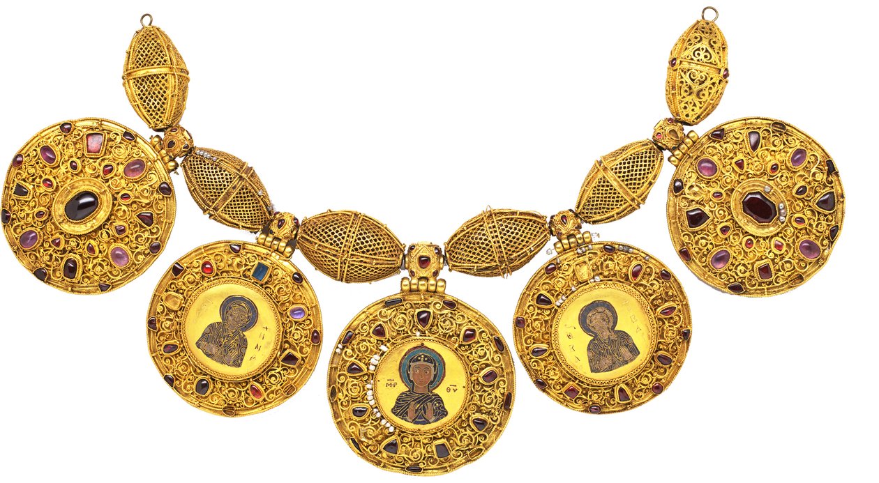 Medálos nyaklánc, 12. század eleje alkotó: Ancient Russian Art