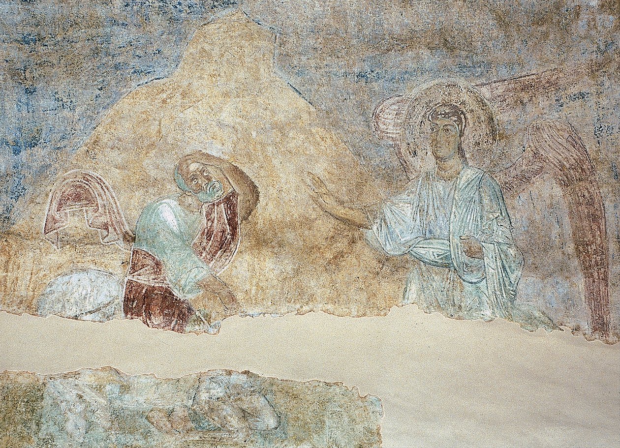 Bálám és az angyal alkotó: Ancient Russian frescos