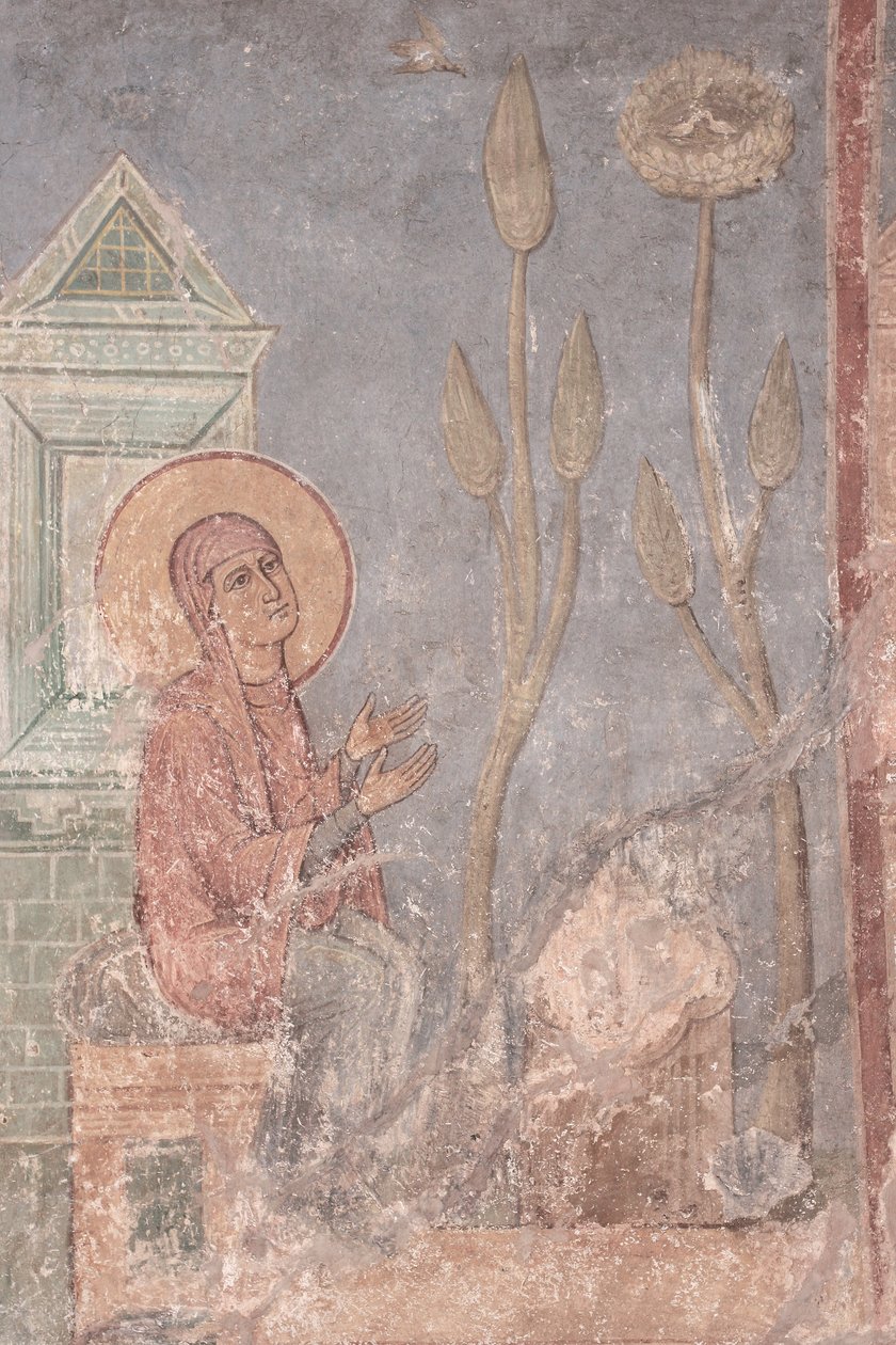 Imádkozó Szent Anna, 12. század alkotó: Ancient Russian frescos