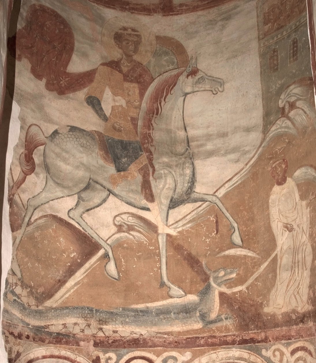 Szent György és a sárkány, XII. század alkotó: Ancient Russian frescos