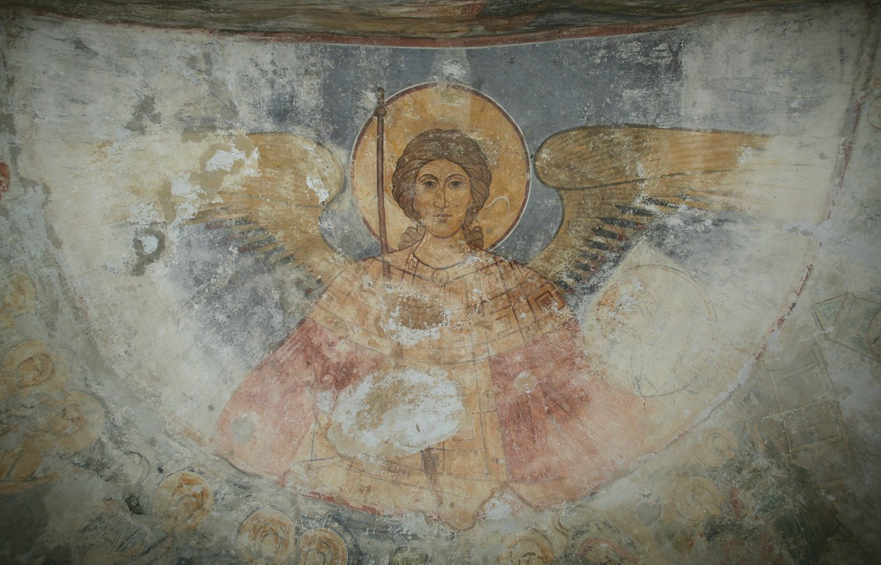 Szent Mihály arkangyal, XII. század alkotó: Ancient Russian frescos