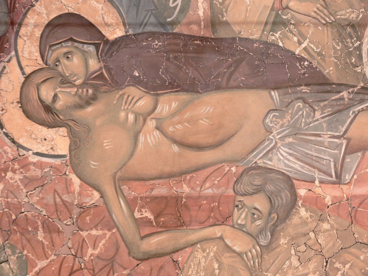Krisztus síremléke, 1380 körül alkotó: Ancient Russian frescos