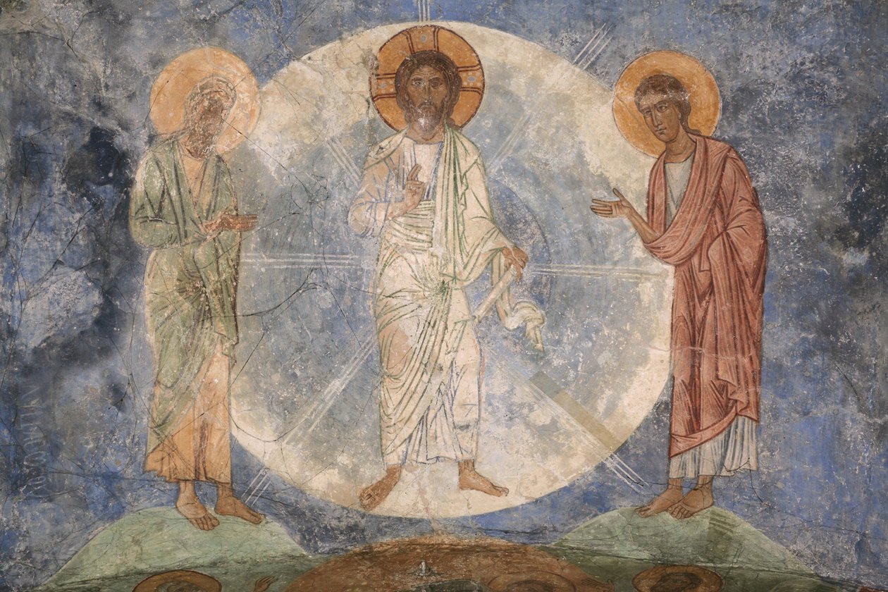 Jézus színeváltozása, 12. század alkotó: Ancient Russian frescos